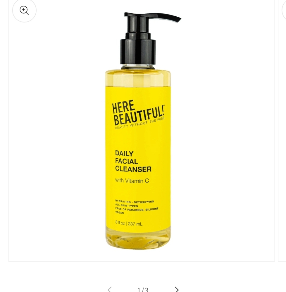Here Beautiful Vitamin C Daily Facial Cleanser